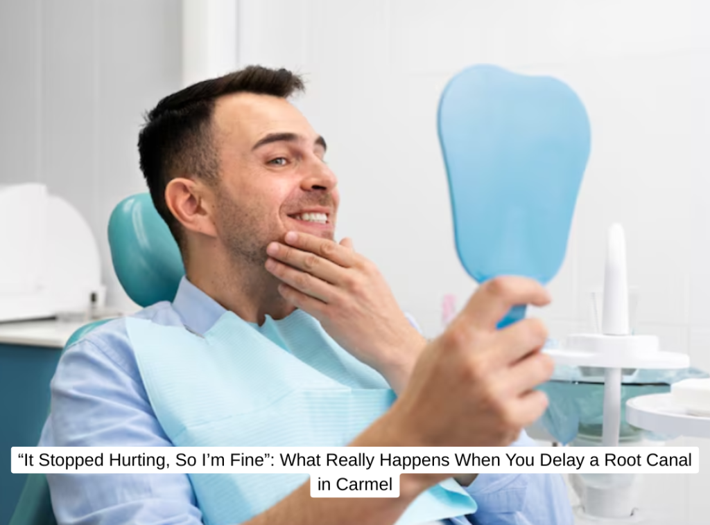 “It Stopped Hurting, So I’m Fine”: What Really Happens When You Delay a Root Canal in Carmel